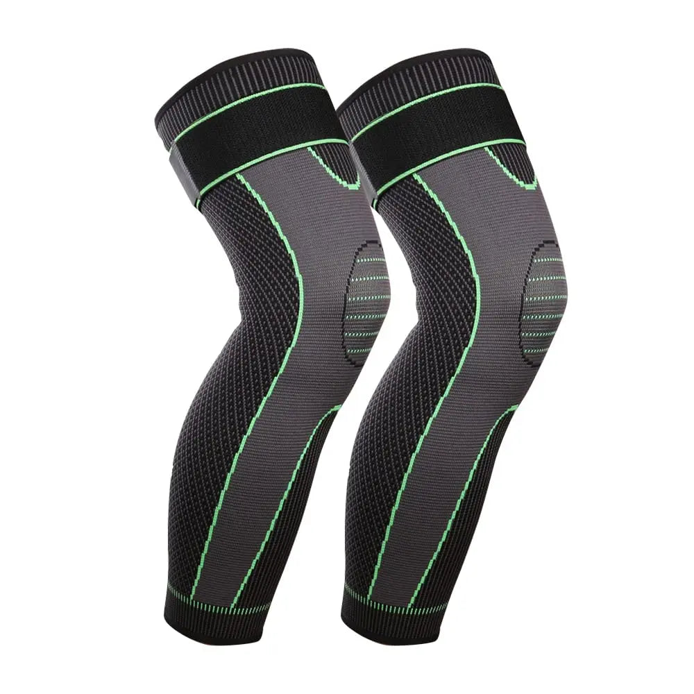Full Leg Long Compression Sleeves - Knee & Leg Protector for Men Women | Basketball Cycling Sports & Arthritis Use