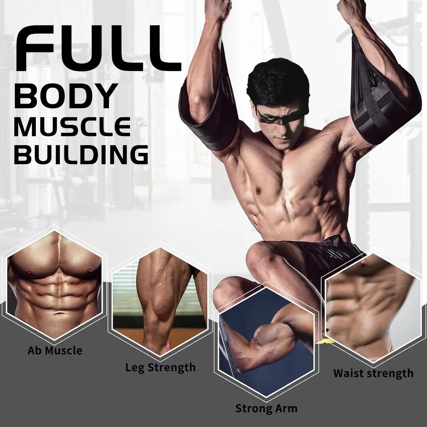 Hanging Ab Straps for Pull up Bar: Gym Ab Sling Straps for Arm Pull up Workout Support for Training Knee and Leg Raises