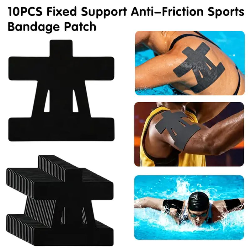30 Pcs Kinesiology Tape for Shoulder Pain Relief Pre Cut Sports Waterproof Breathable Enhance Elastic Kinesiology Athletic Tape for Shoulder Support and Muscle Baseball Sports,Joint Stability Aid, Suitable for Outdoor Sports and Activities Athletes