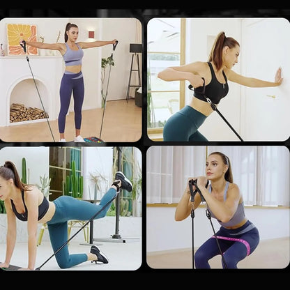 【Upgraded】Push up Board Set with Handles & Resistance Bands, Portable Home Workout Equipment for Chest, Abs, Arms & Upper Body Training, Foldable Fitness Board for Men, Women & Partner Workouts