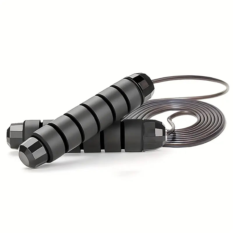 Pro Speed Jump Rope Quick-Adjust with Tangle-Free Ball Bearings, Ergo Grips for Home Gym & Fitness Training Equipment