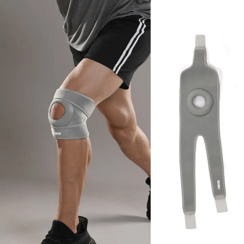 Vbosi 1Pair Knee Brace for Men Women Knee Braces for Knee Pain, Patellar Tendon Support Strap, Knee Brace for Meniscus Tear Compression Sleeve, Fit under 170Lbs