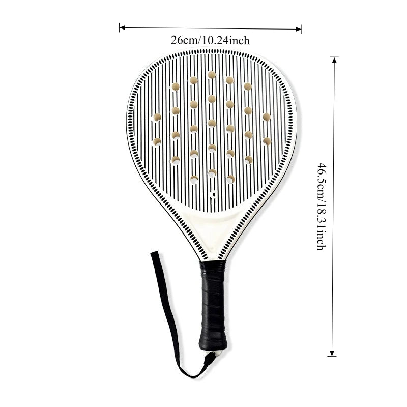 Padel Racket Padel Accessories Beach Padel Tennis Racquet Sports EPE Core Physical Equipment for Beginner Kids School Indoors