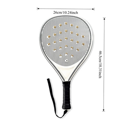 Padel Racket Padel Accessories Beach Padel Tennis Racquet Sports EPE Core Physical Equipment for Beginner Kids School Indoors