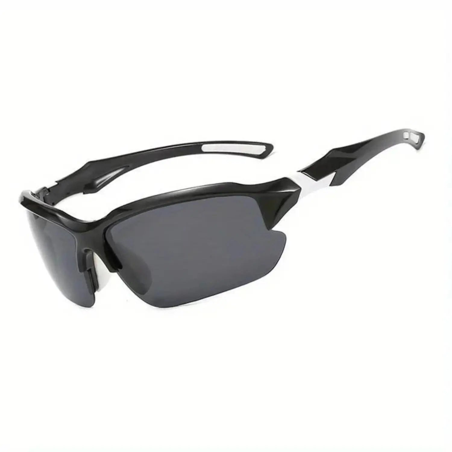 4 Packs Outdoor UV Protection Sunglasses Polarized Windproof Rimless Square Cat Eye Oversized for Running Fishing Golf Driving Travel