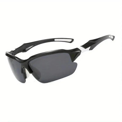 4 Packs Outdoor UV Protection Sunglasses Polarized Windproof Rimless Square Cat Eye Oversized for Running Fishing Golf Driving Travel