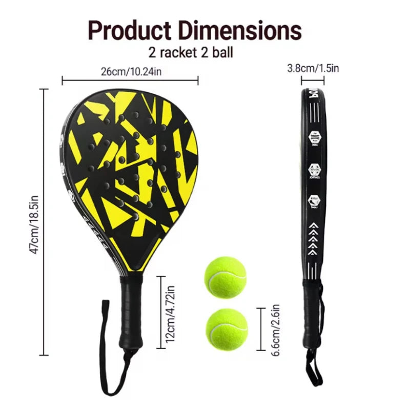Padel Racket Padel Accessories Beach Padel Tennis Racquet Sports EPE Core Physical Equipment for Beginner Kids School Indoors