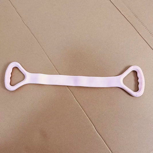 Resistance Bands Figure 8 Exercise Bands for Women Silicone Material Expander Band for Arms Chest Home Gym Yoga Equipment Quick Workout for Muscle Toning Physical Therapy Stretching Gear - Fitness Accessories