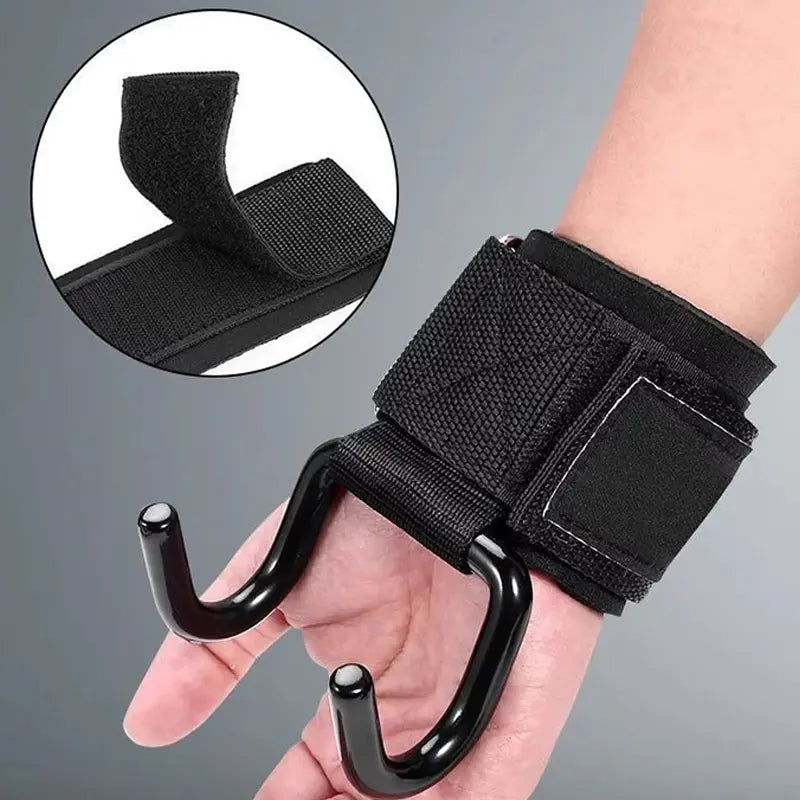Adjustable Wrist Support Hook Trainer | Strengthening Grip for Forearm & Hand Exercises