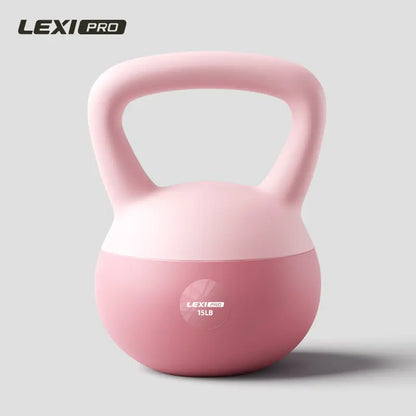 LEXI Soft Kettlebell with Handle for Strength Conditioning and Core Training Home Gym Workouts Weightlifting Yoga & Pilates Durable Safe & Comfortable Fitness Equipment for Men and Women