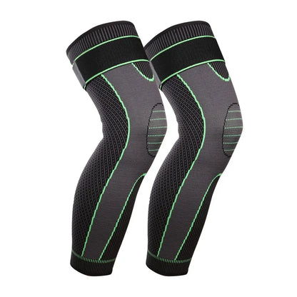 Full Leg Long Compression Sleeves - Knee & Leg Protector for Men Women | Basketball Cycling Sports & Arthritis Use