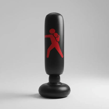 Inflatable Boxing Column, Boxing Training Sandbag, Taekwondo Training Sandbag, Punch Column, Inflatable Punching Bag, Fitness Equipment for Home Gym