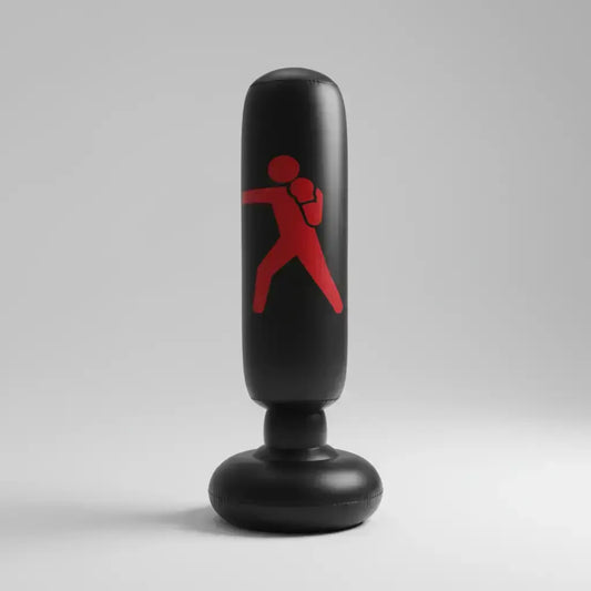 Inflatable Boxing Column, Boxing Training Sandbag, Taekwondo Training Sandbag, Punch Column, Inflatable Punching Bag, Fitness Equipment for Home Gym