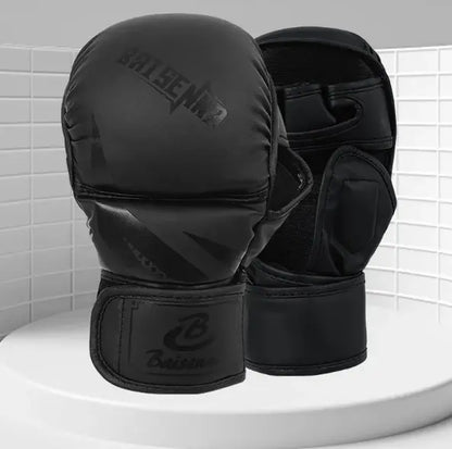 Baisenna MMA GLOVES 7Oz Sparring Gloves for Heavy Sparring Pad Work & Grappling with Extra Padding & Open Palm Flexibility