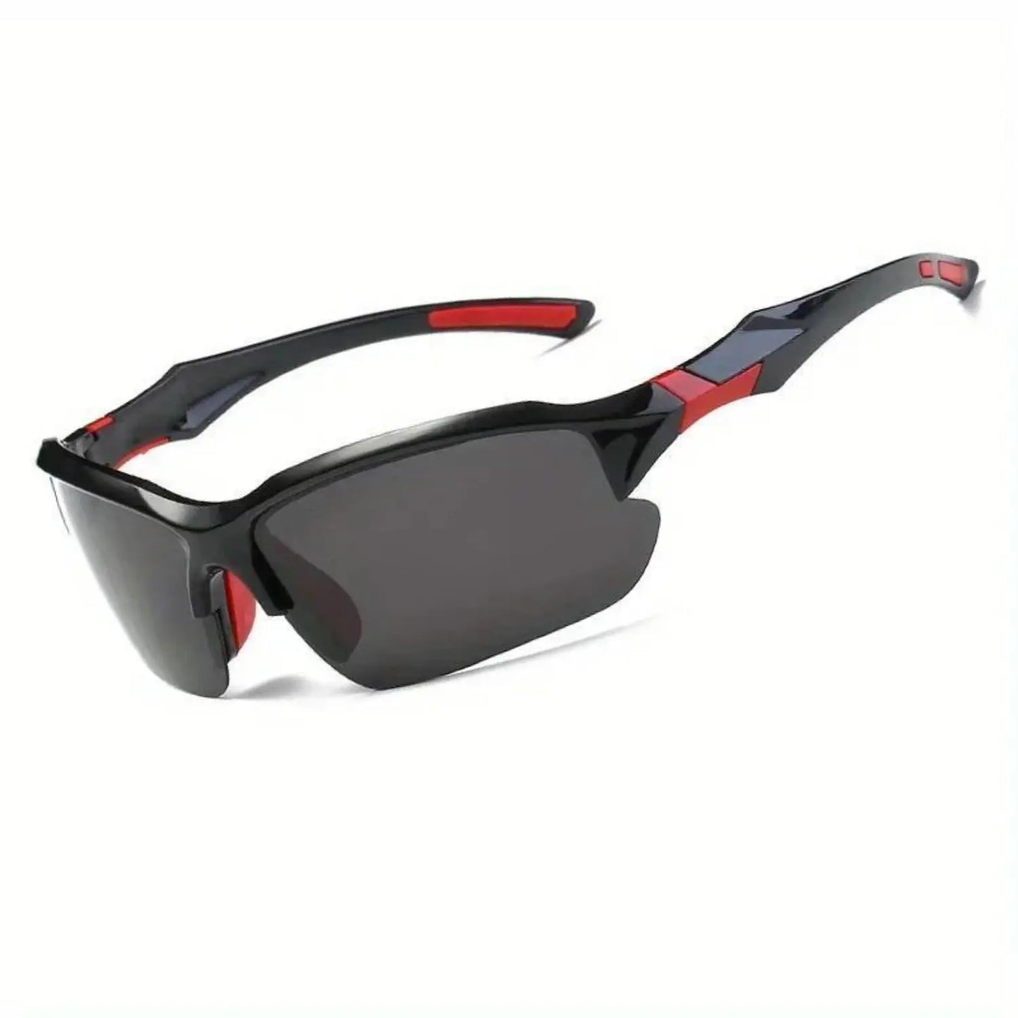 4 Packs Outdoor UV Protection Sunglasses Polarized Windproof Rimless Square Cat Eye Oversized for Running Fishing Golf Driving Travel