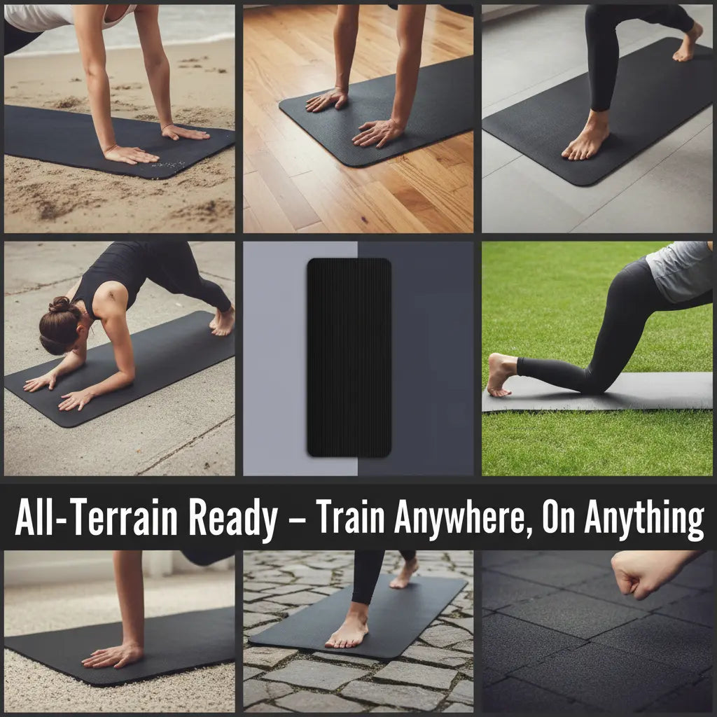 Ultra-Portable Yoga Mat Extra Thick High-Density with Shoulder Strap Tear-Resistant Non-Slip Rubber for Enhanced Grip Comfort Perfect for Fitness Training Everyday Exercise Yoga Box