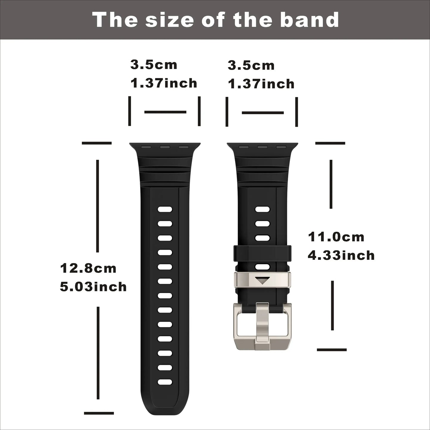 Metal/Waterproof Sport Bands Compatible for Apple Watch Ultra 3/ Ultra 2/Se/Series 10/9/8/7/6/5/4/3/2/1, Replacement Wristbands for Men & Women, Smart Watch Straps (Watch Not Included) -49/46/45/44/42Mm- Red